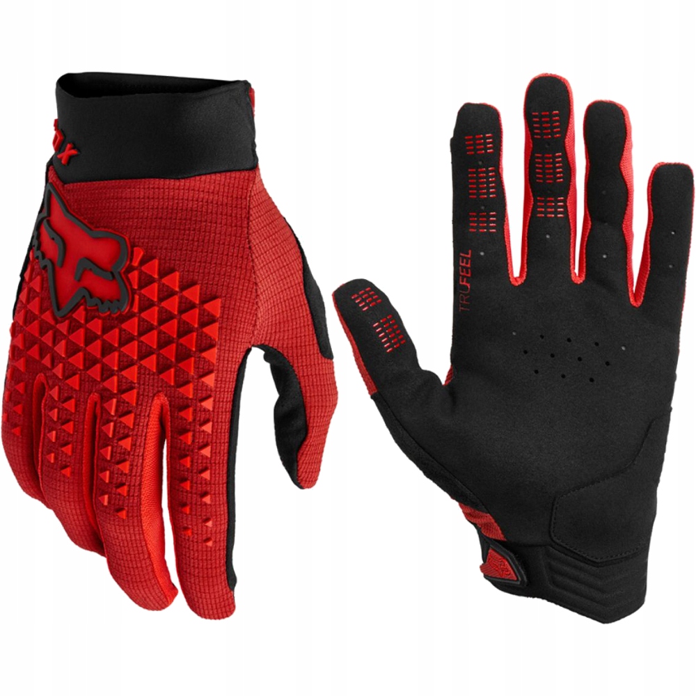 Rękawiczki Rowerowe Fox Defend Red Clay rozmiar XL