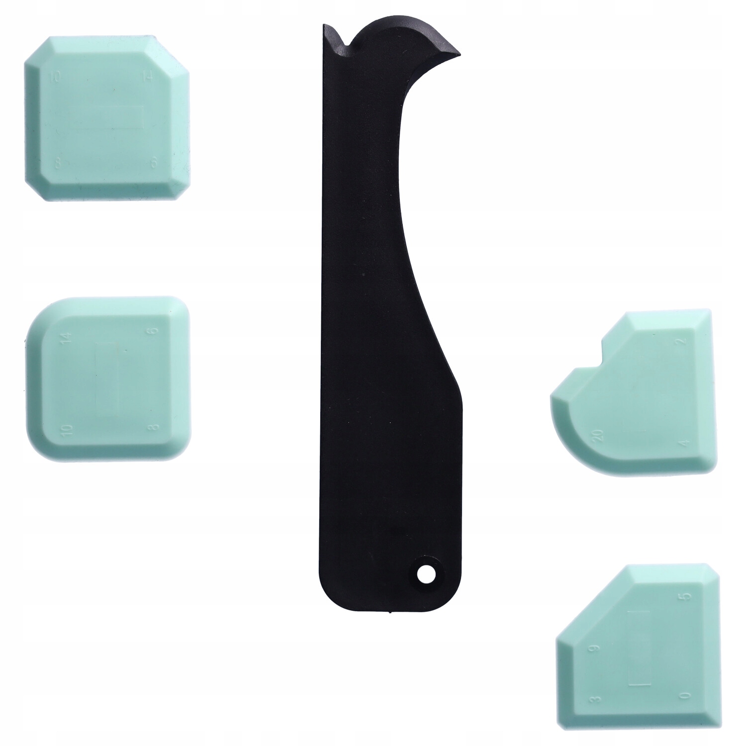 SZPACHLA SZPACHELKA DO SILIKONU 4 SZT ŁOPATKI FUG Typ szpachelka