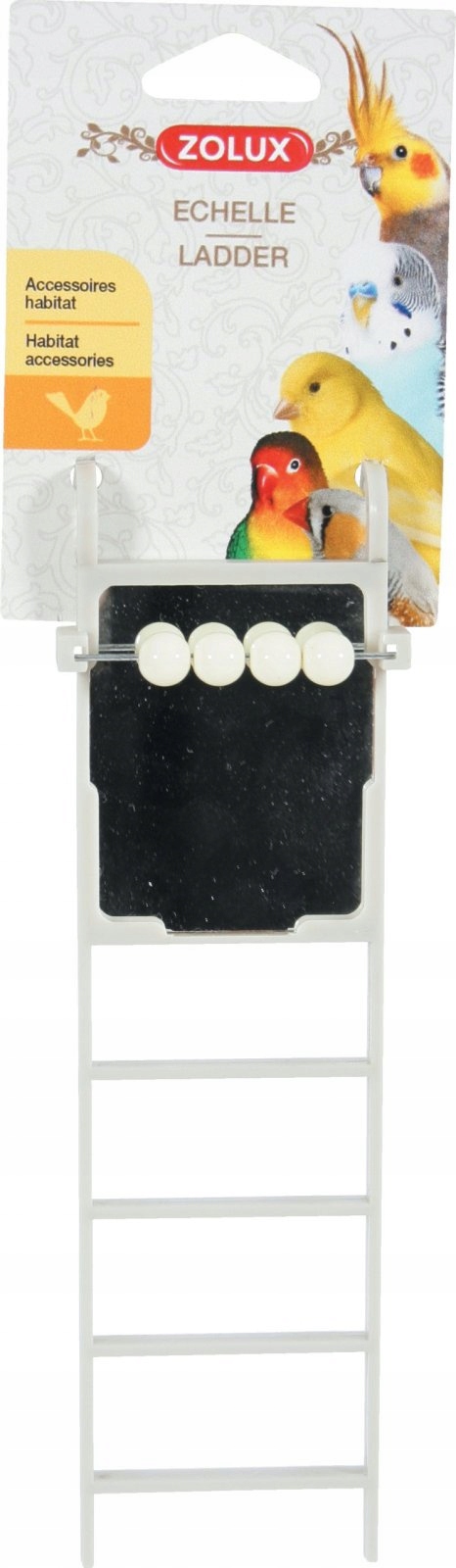 HUŚTAWKA DRABINKA Z LUSTERKIEM KLATKI DLA PTAK&Oacute;W