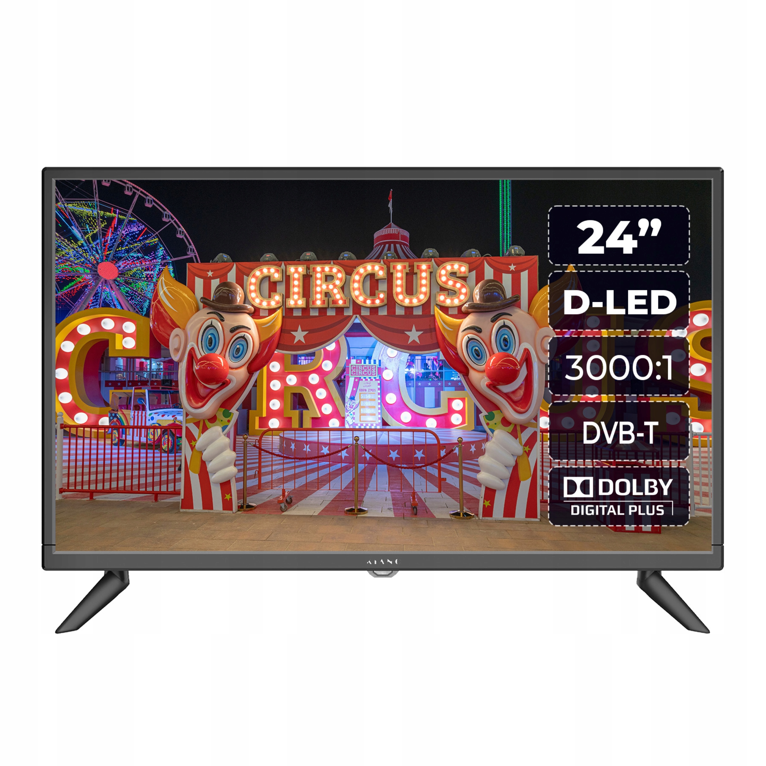 Led televize Kiano SlimTV 24 Travel je ideální pro obytný vůz DVBT-2