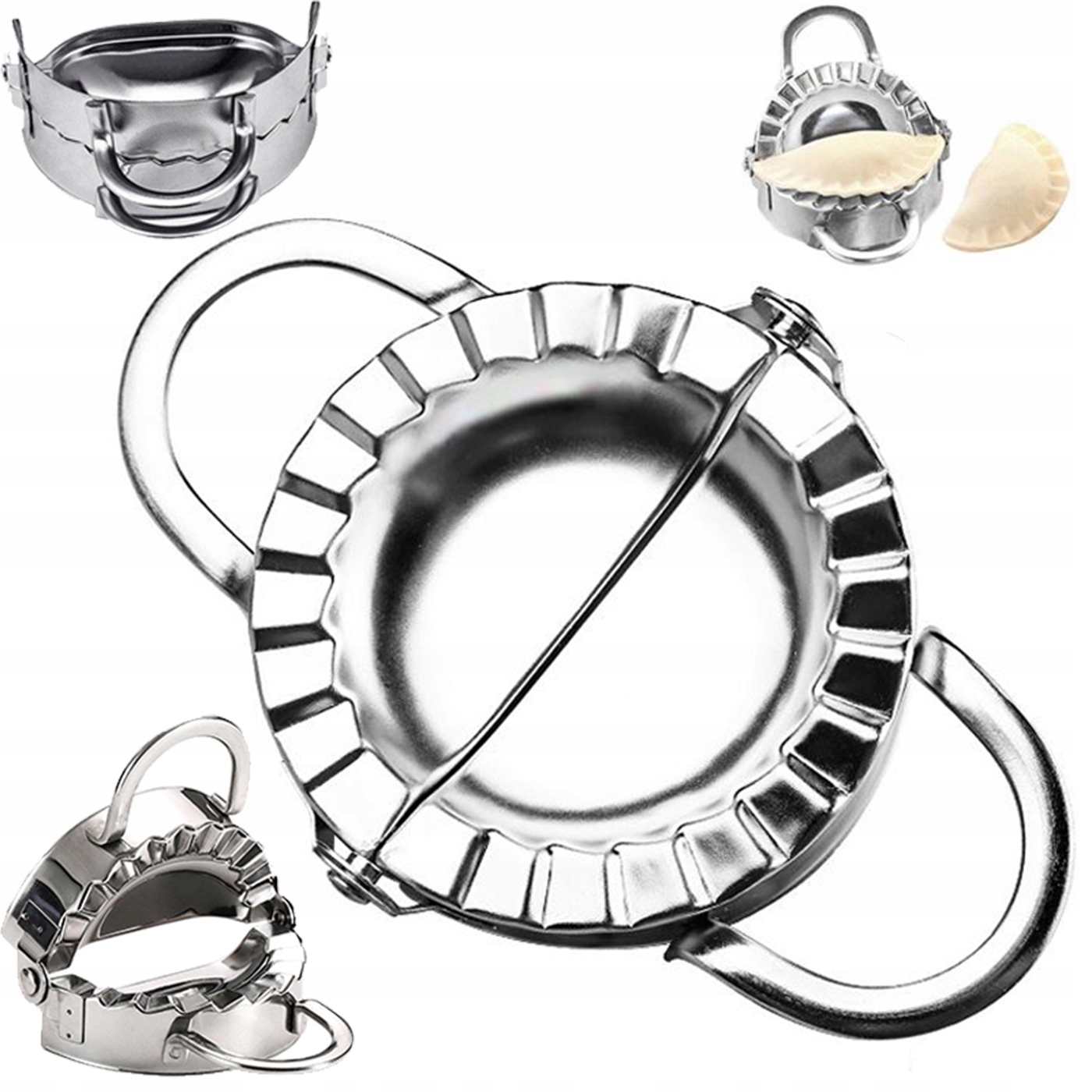 FORMA FOREMKA PIEROGÓW WYKRAWACZ MASZYNKA STALOWA