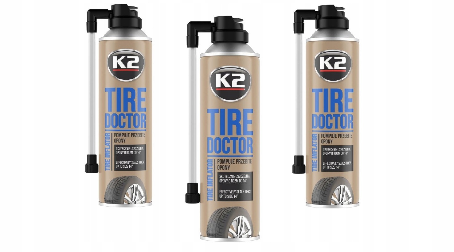 

K2 Tire Doktor 400ML Koło Zapasowe W Sprayu