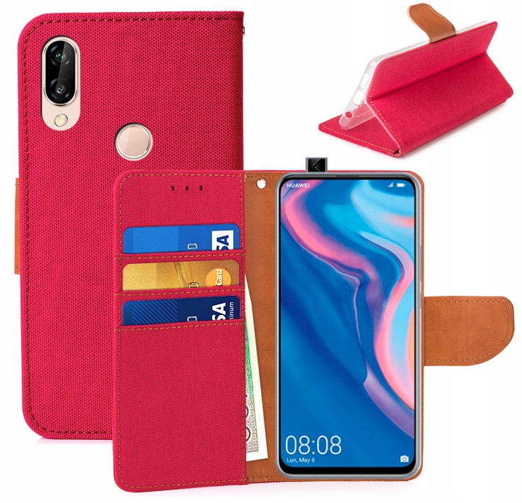 

Etui Portfel Canvas do Huawei P Smart Z