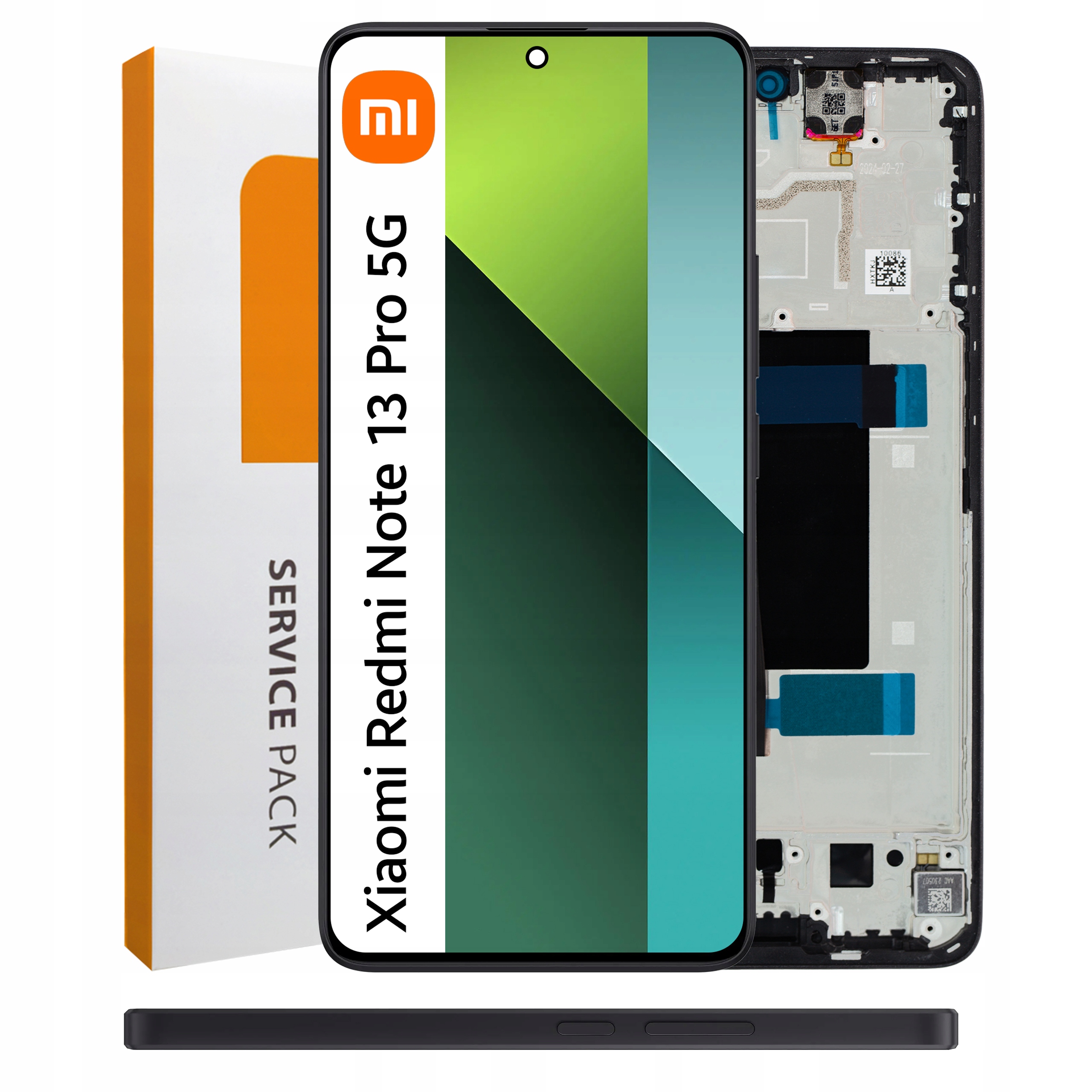 Displej pre Xiaomi Redmi Note 13 Pro 5G LCD Rámček Originál Zila Čierna