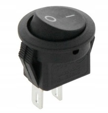 

Czarny Przełącznik okrągły 6,5A 250V 10szt (1565)