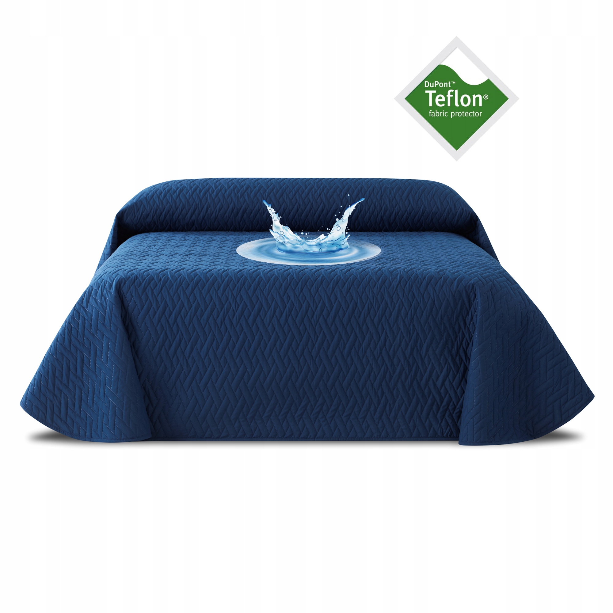 

Narzuta Wodoodporna Teflon Granatowa 200x270