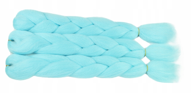 Włosy SYNTETYCZNE do warkoczyków KOLOROWE warkoczyki DOCZEPIANE ŚWIECĄCE Kod producenta 2694