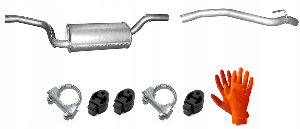 Ford Focus MK2 1.4 1.6 (2004-2011) Hatchback Tlumič Trubka