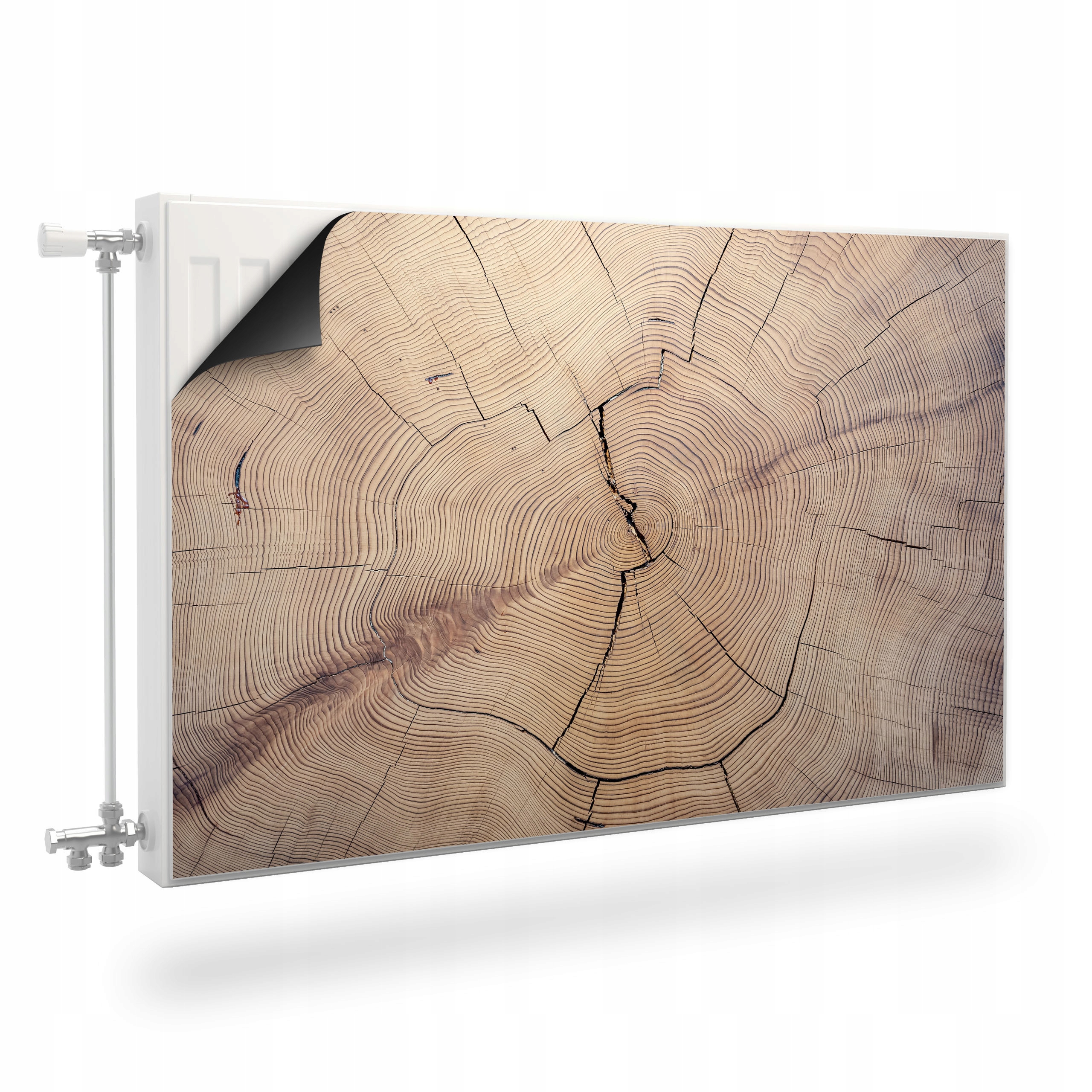 Mata MAGNETYCZNA Kaloryfera Słoje Drzewa 80x60