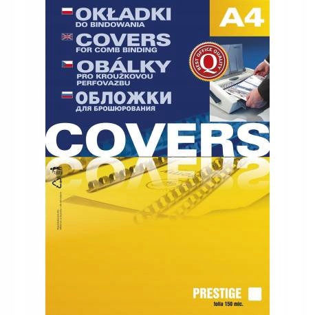 

Folia do bindowania przezroczysta przód