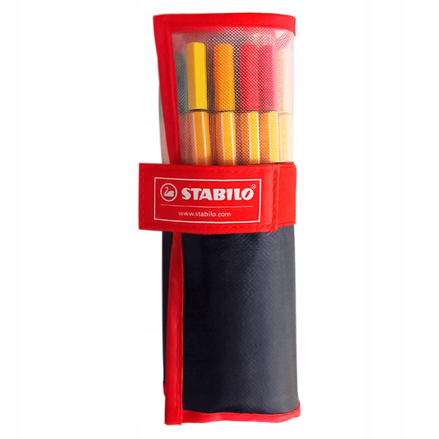 Stabilo Cienkopisy 25 Kol. W Rolowanym Etui.