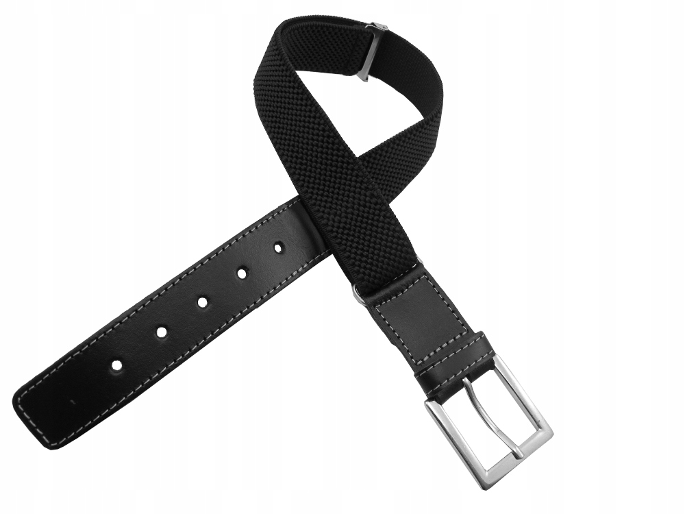 

Pasek chłopięcy Do Spodni płynna regulacja Czarny