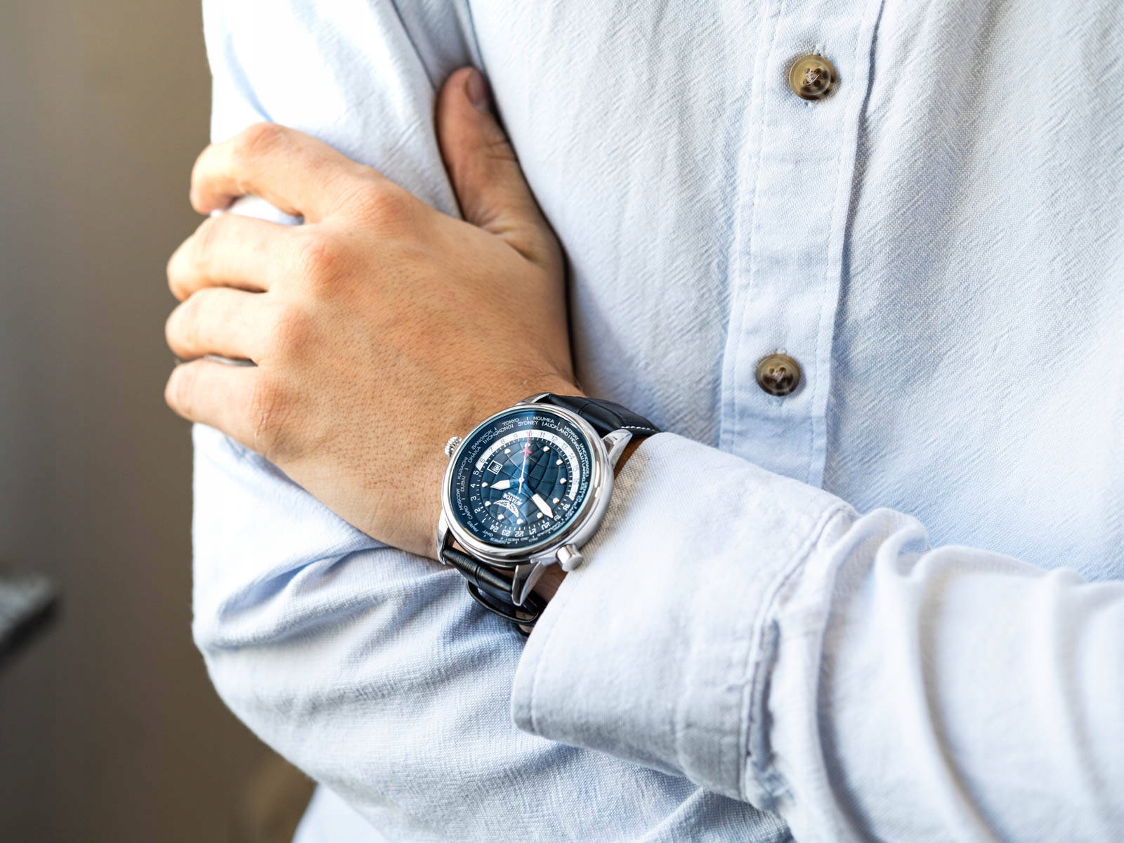 MĘSKI ZEGAREK AVIATOR AVW6975G354 F-SERIES NA PASKU LOTNICZY Płeć mężczyzna