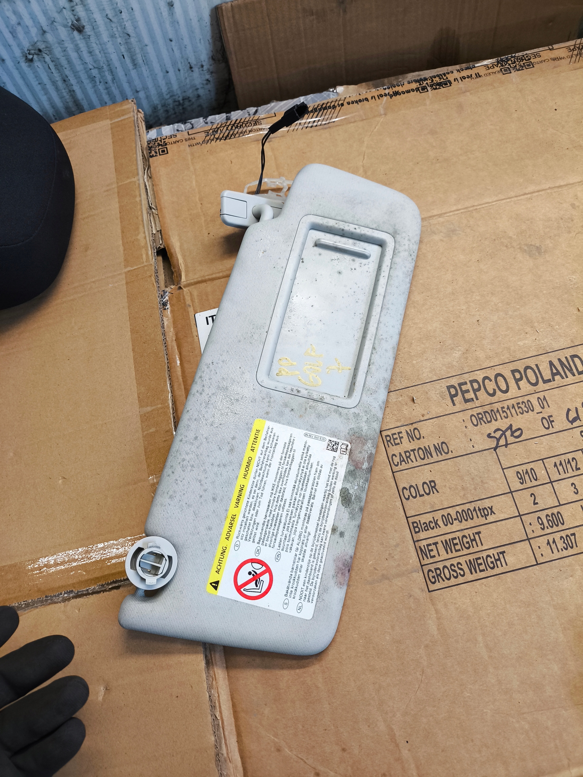 VOLKSWAGEN GOLF VII SŁONECZNIK DASZEK PRAWY VOLKSWAGEN GOLF VII 7 (?)