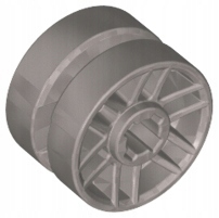 

Lego 11208 Flat silver felga 14x9.9mm 1szt Nowy