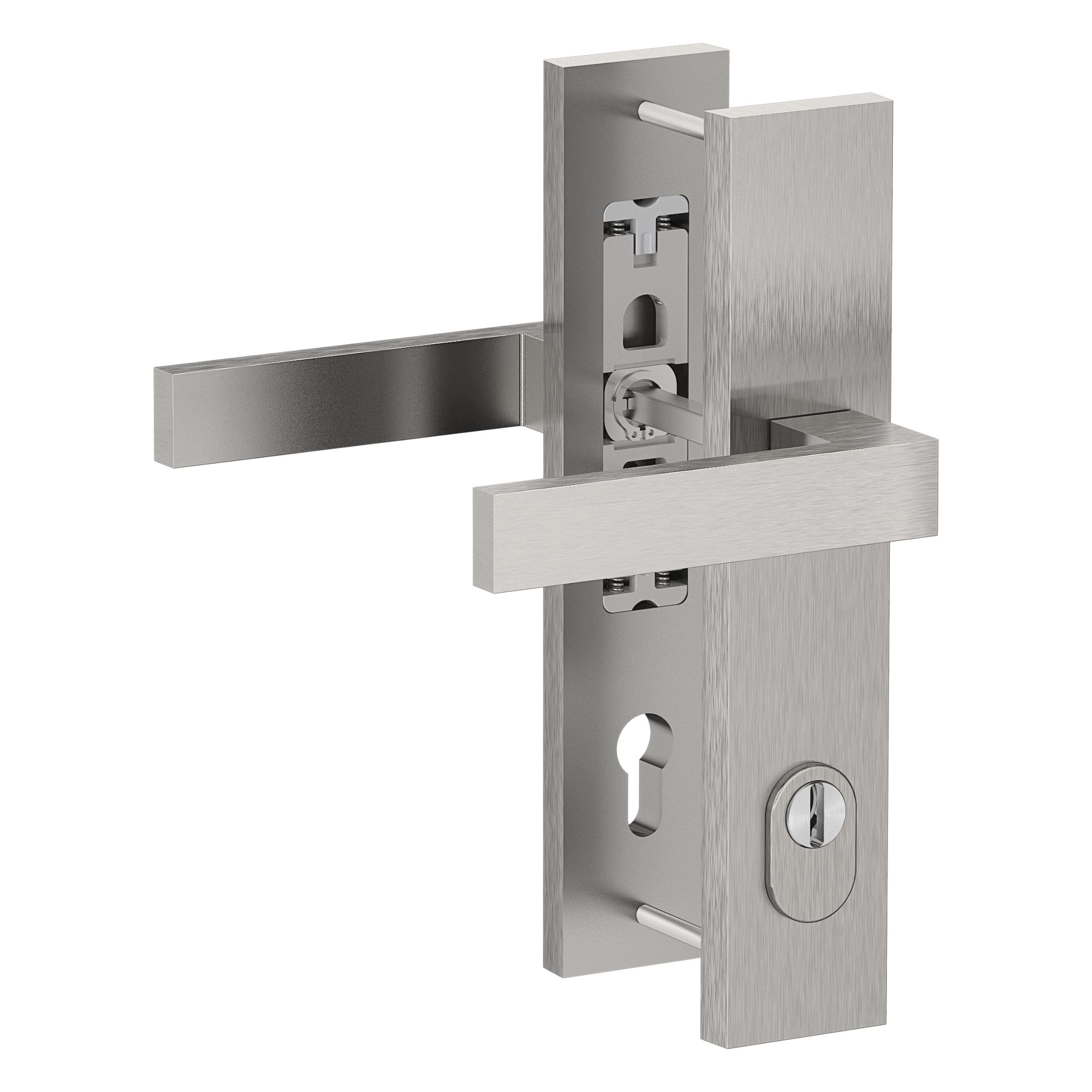 klika Medos Dublin 92 RC3 F6 inox s krytem proti provrtání