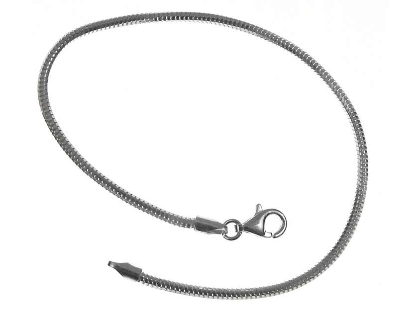 

Bransoletka Baza Modułowa Charms Snake 1.9MM 17CM