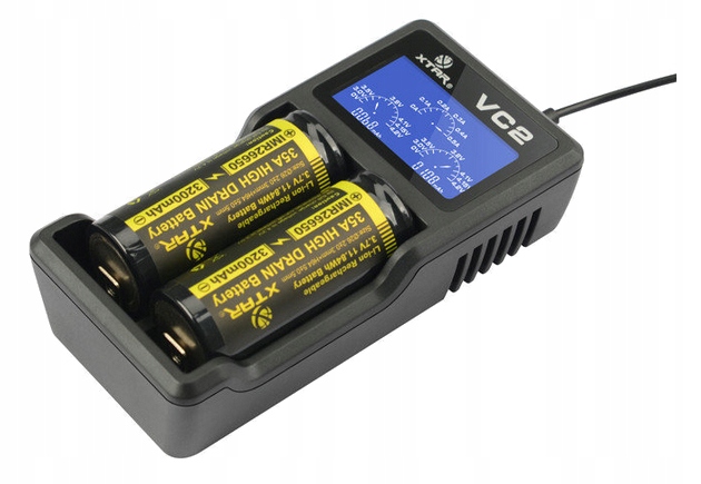 

Ładowarka Baterii LCD Li-ion 26650 18650 14500