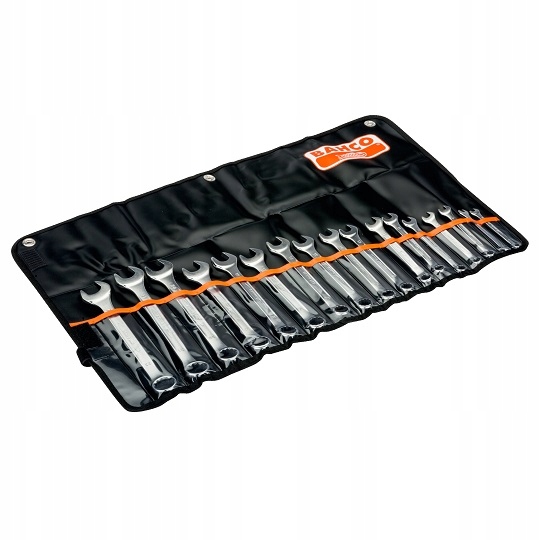 sada 17 ks očkoplochých kľúčov ohnutých 6-22 mm, Bahco [111M/17T]