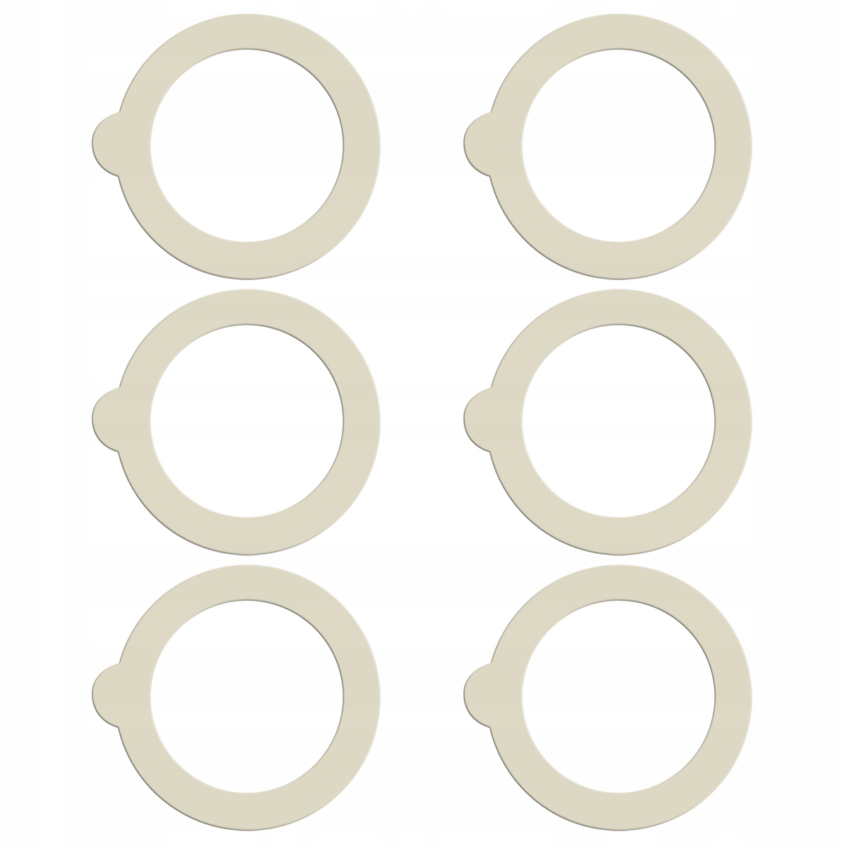 

Uszczelki Do Słoików Gumowe Duże Fido 90MM 6SZT