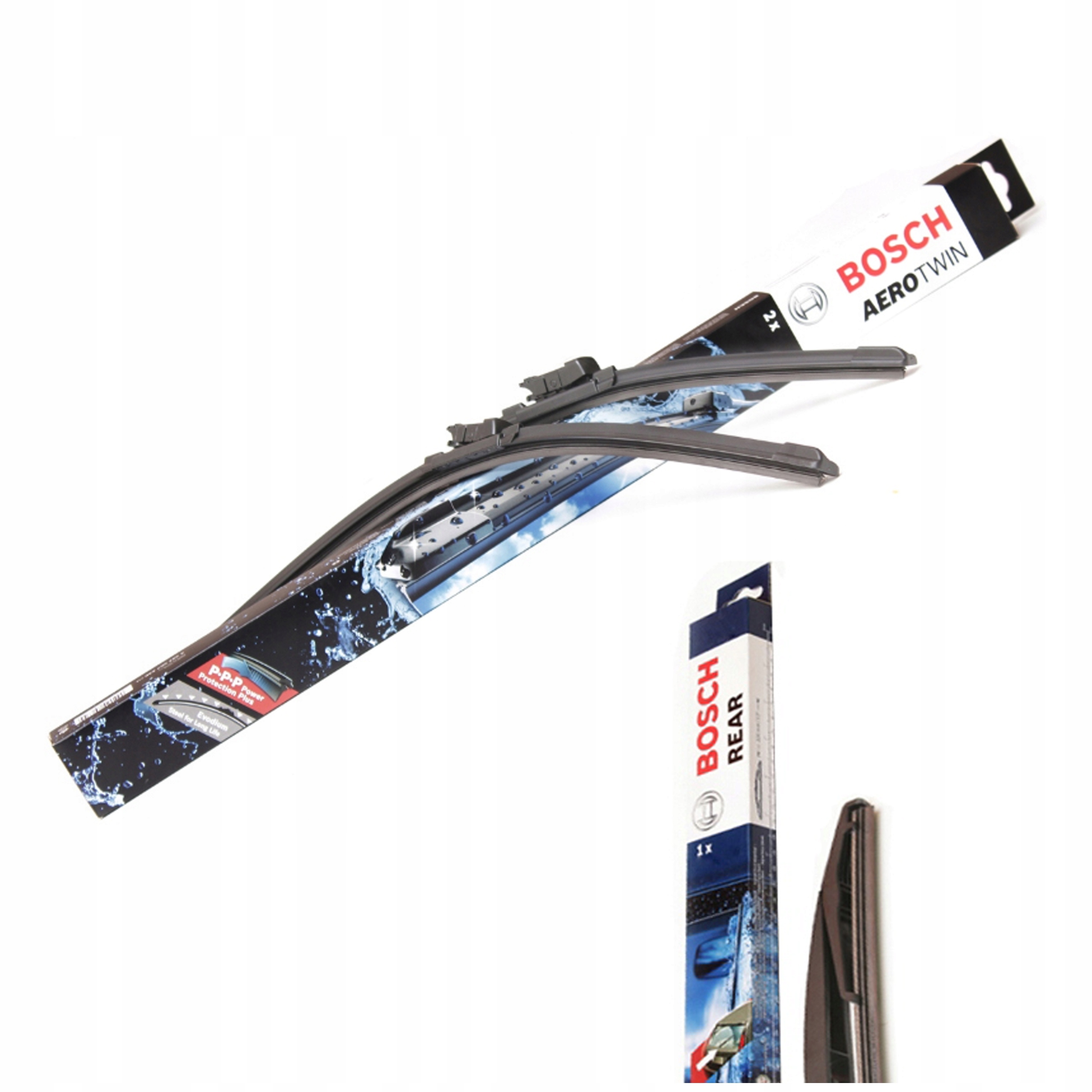 Wycieraczki Bosch Przód+tył Peugeot 5008 II 2