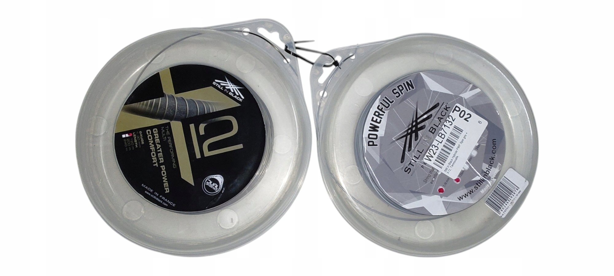 Sada 2KUSŮ Tenisových Výpletů Still In Black 1,30 MM 1,18 MM 120 Metrů