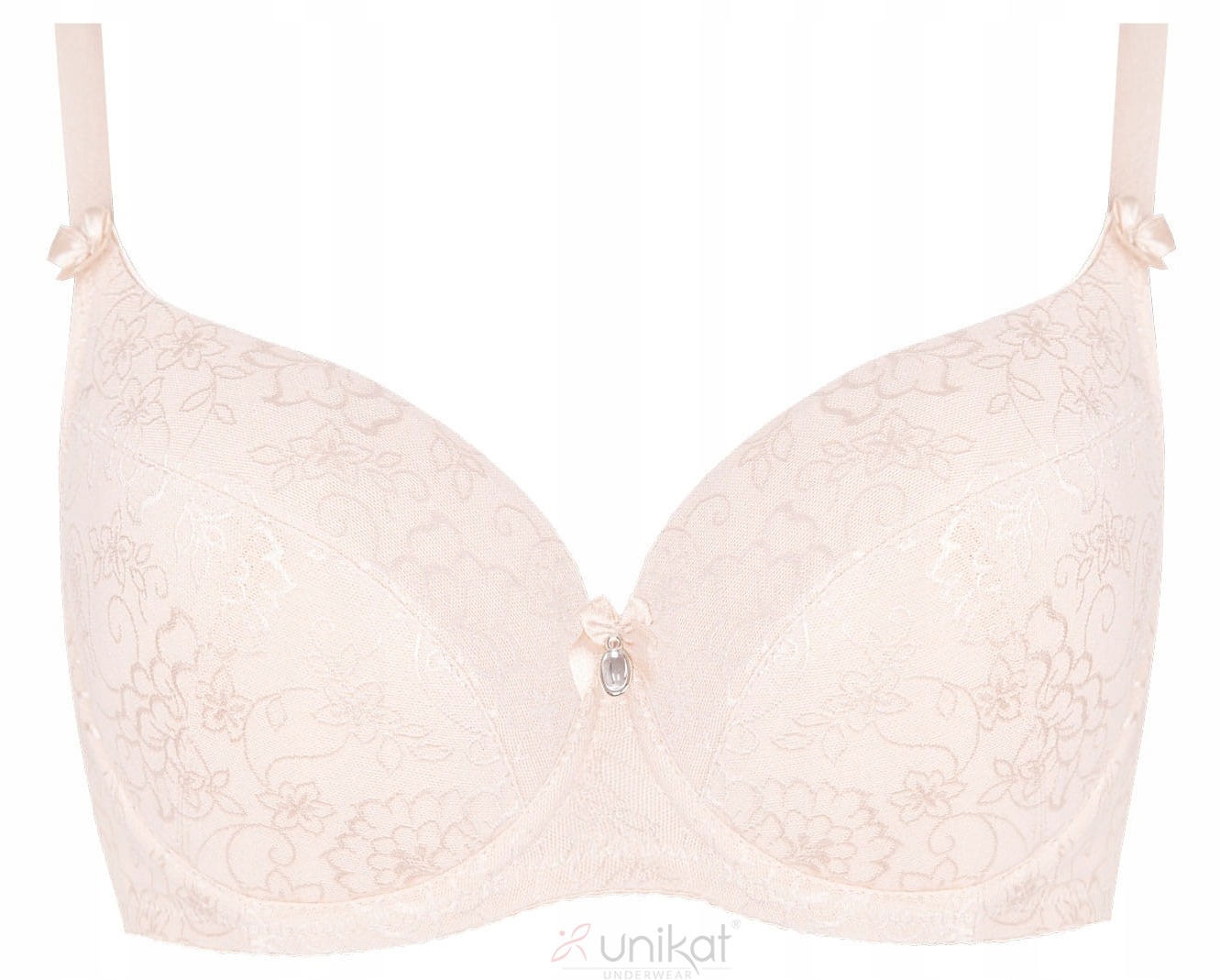 Biustonosz Bona full Unikat r 85E beż połysk