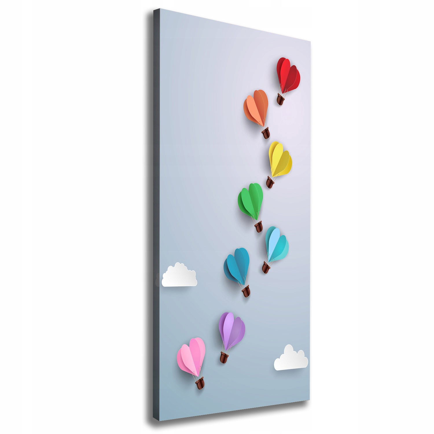 

Foto obraz canvas do salonu Balony serca 50x125