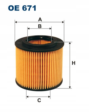 

Filtr Oleju Filtron OE671 OX360D HU710x Vw Audi