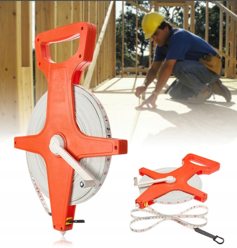 TAŚMA MIERNICZA METRÓWKA MIARKA MIARA ZWIJANA 50M Marka Pronett