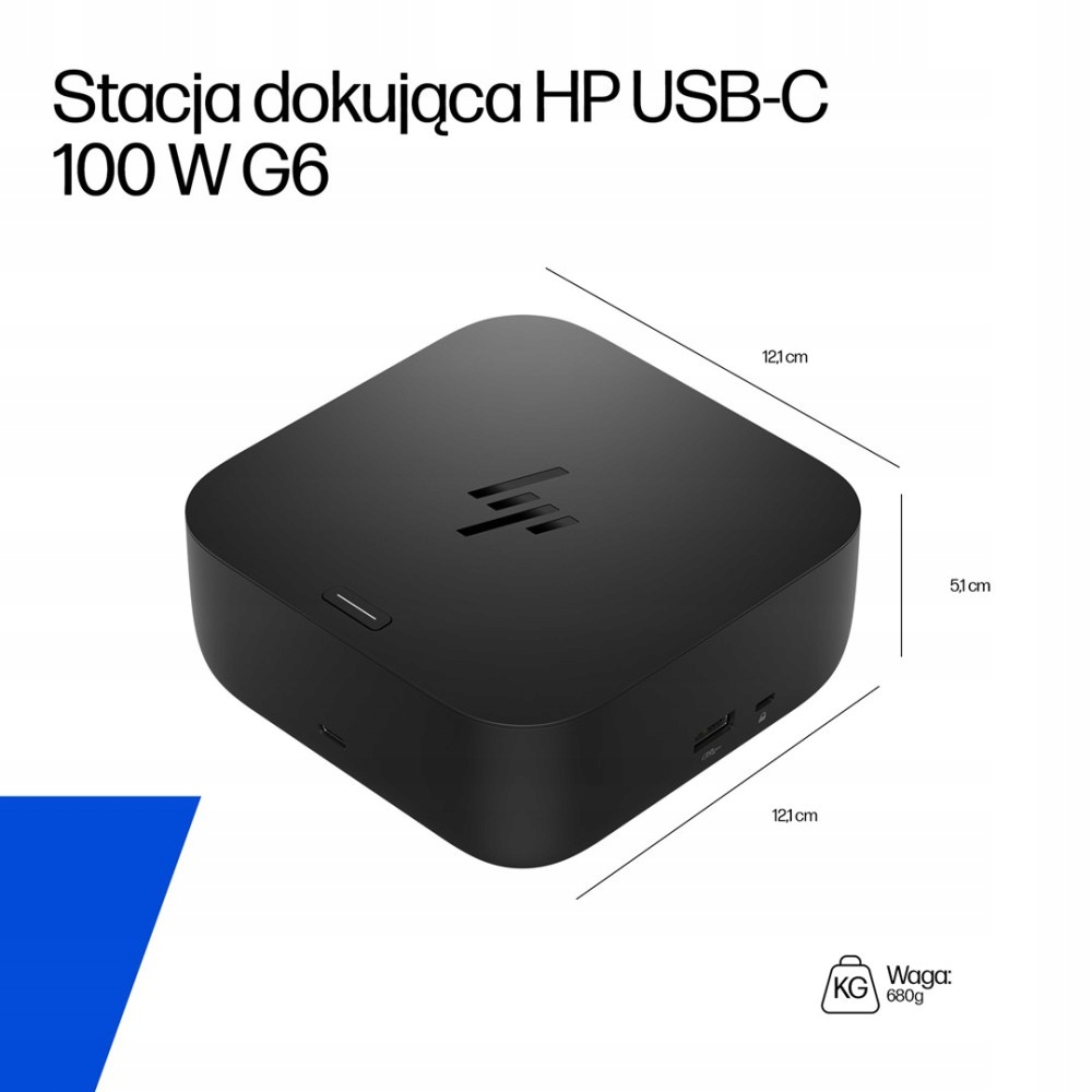 Hp Usb-c Dock G6 100W napájací zdroj čierny 9X3V1UT