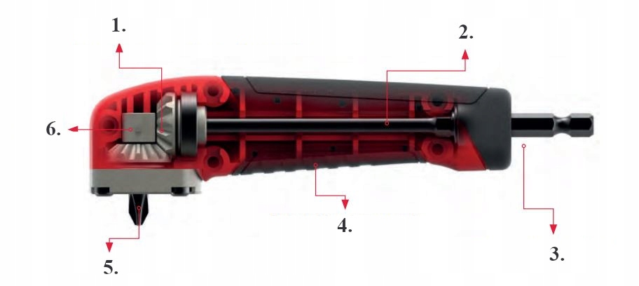 MILWAUKEE ADAPTER PRZEKLADNIA PRZYSTAWKA KATOWA Weight with packaging 0 5 kg