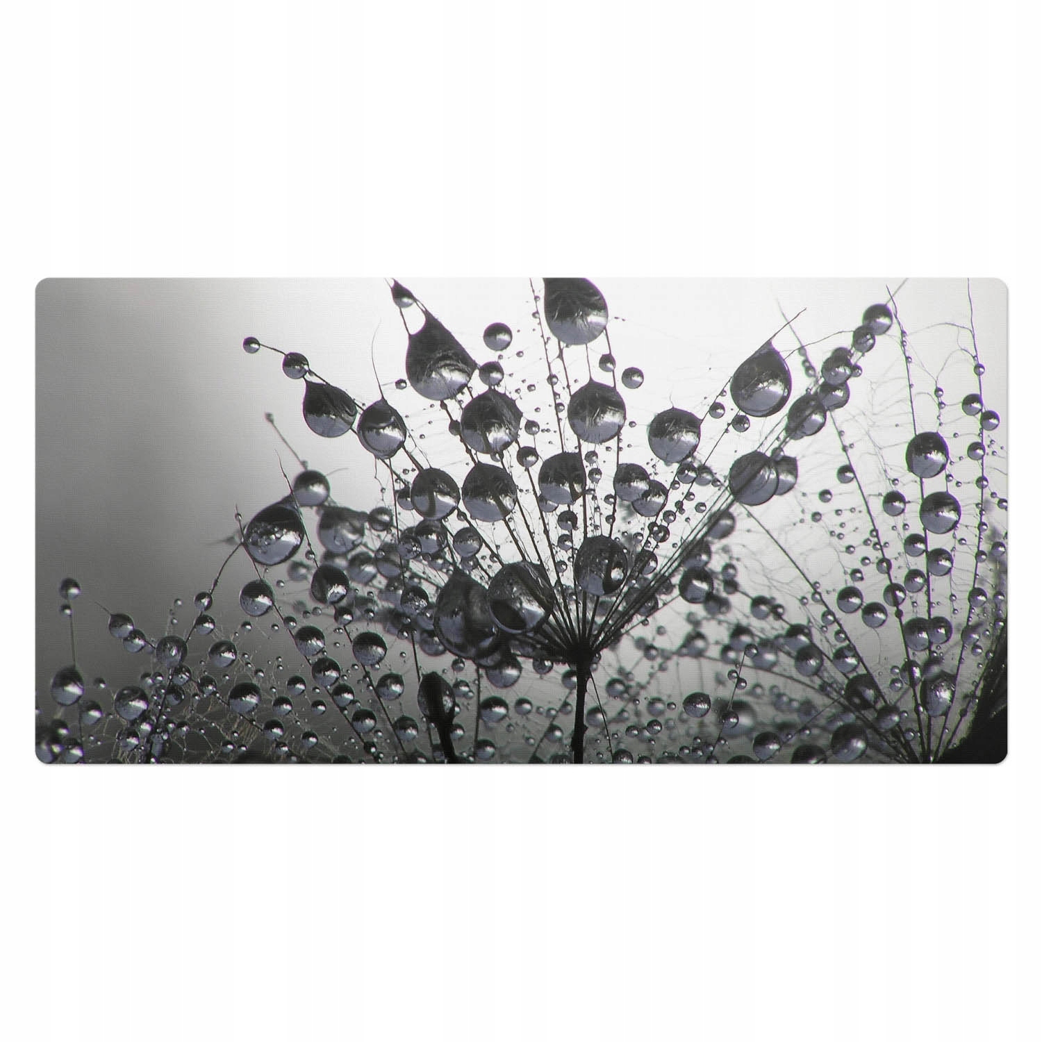 Vinylová podložka na psací stůl s potiskem Kapky padající z dmychadla 100 x 50 cm