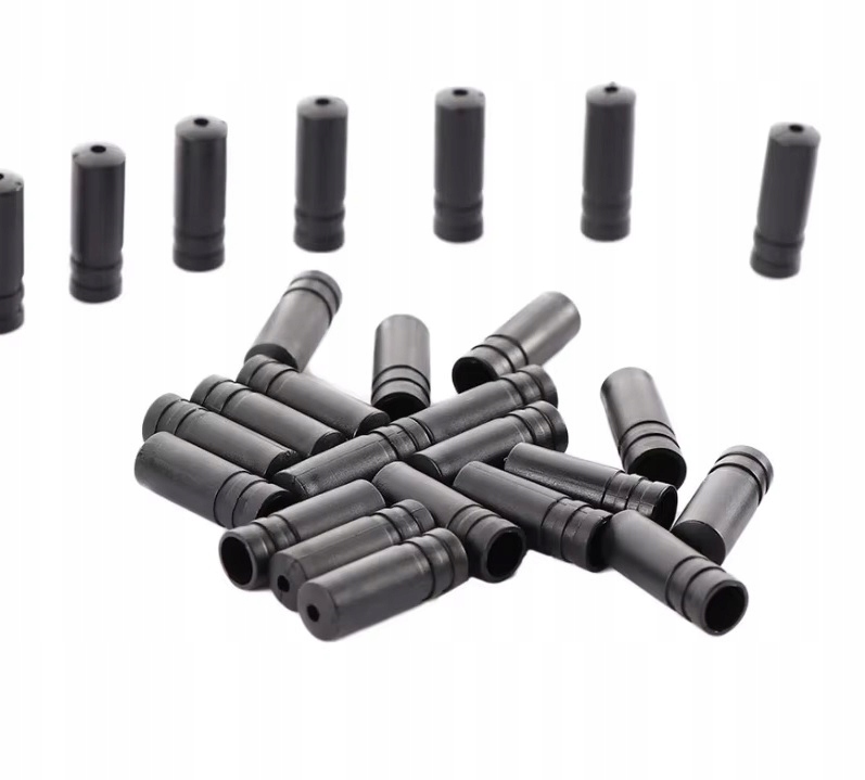 Końcówka Pancerza przerzutki 4mm czarna mocna Xtr XX1