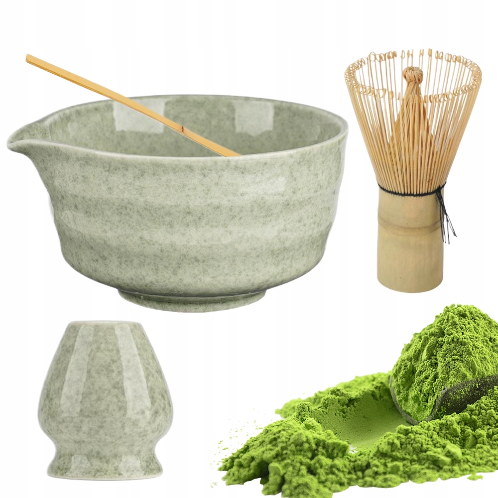 Bambusowa Zestaw Do Herbaty Matcha Chasen Łyżkę Chashaku Filiżanka