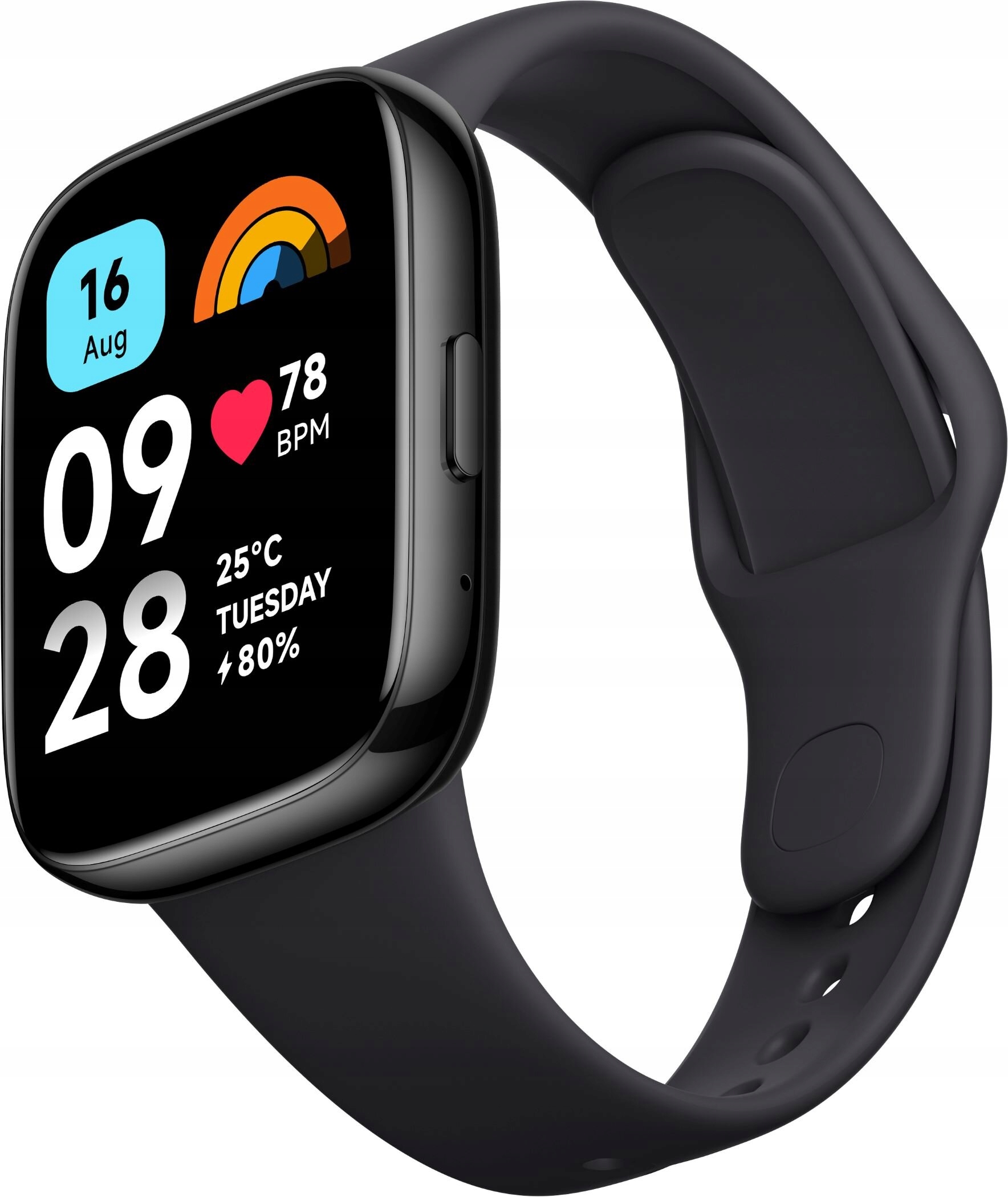 Smartwatch XIAOMI Redmi Watch 3 Active Czarny Kolor czarny