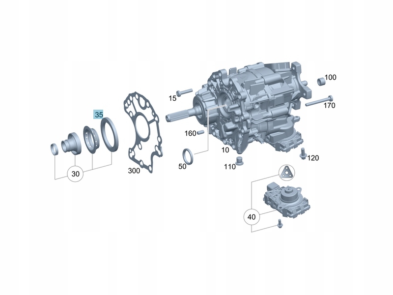 A7259970546 - ORG УПЛОТНИТЕЛЬНОЕ КОЛЬЦО КОРОБКИ ПЕРЕДАЧ MERCEDES 725