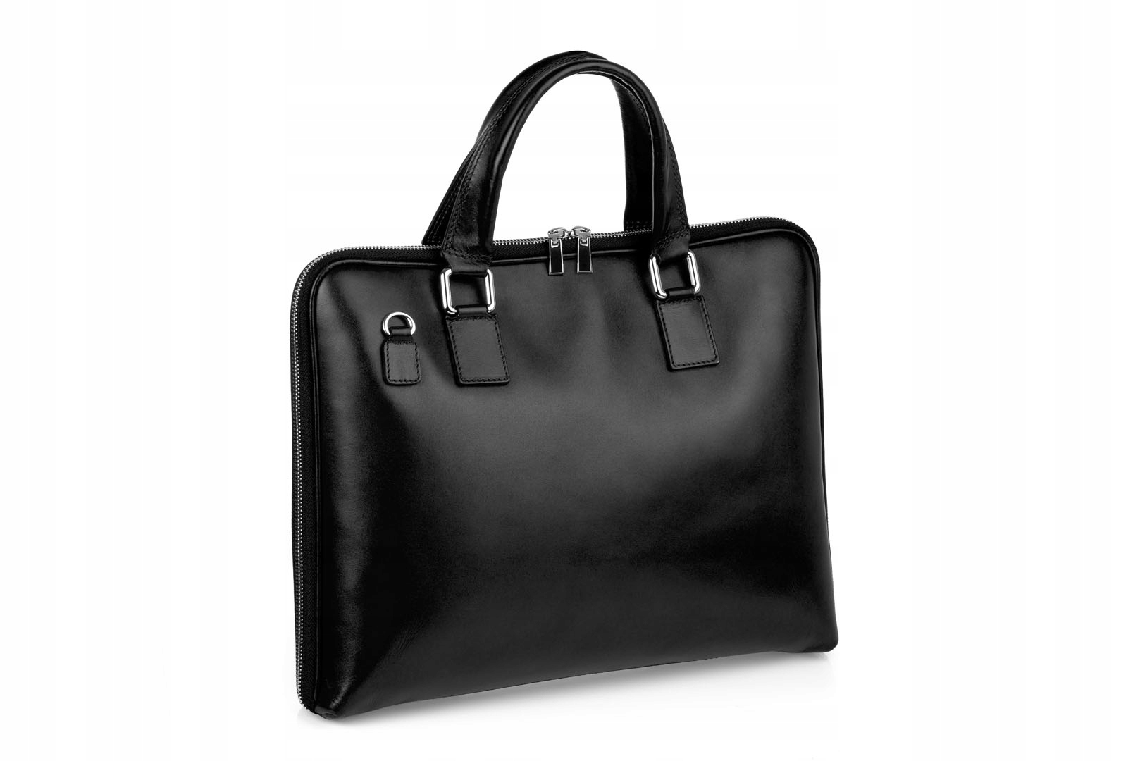 Kožená taška Vera Pelle Lisa na Notebook Tablet, černá