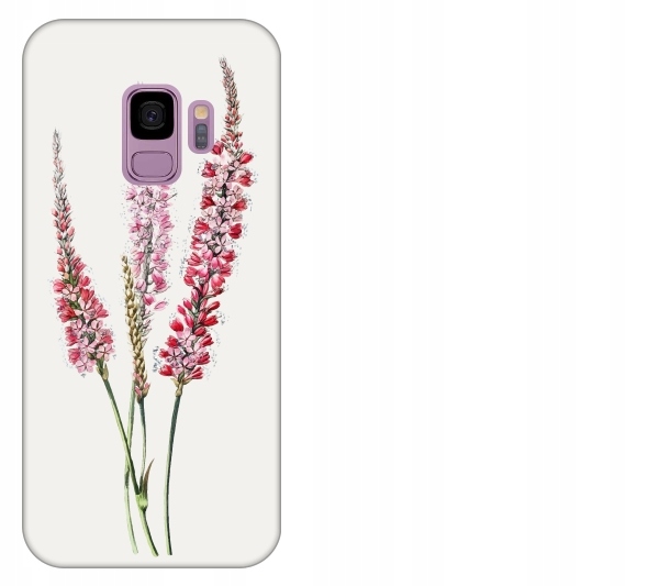 

Etui pokrowiec Samsung Galaxy S9 Kwiat różowy akwa