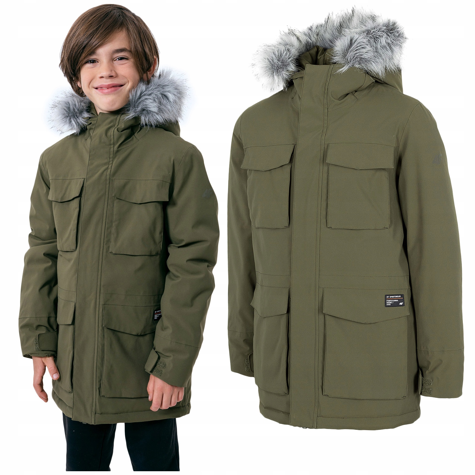 

Kurtka Parka Jesienna Wiosenna 4F JKUM001 152