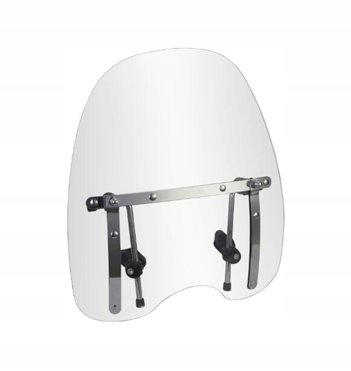 Univerzální Motocyklové Sklo Chopper Cruiser Custom Rám H 46 CM