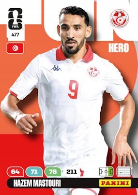 Panini Fifa World Cup 2026 477 Hazem Mastouri Tunisia