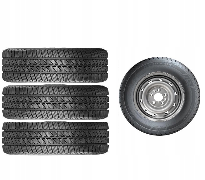 KOŁA ZIMA FORD TRANSIT 235/65R16C VIKING