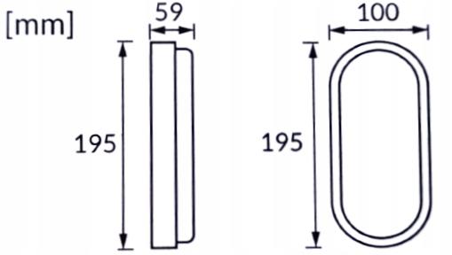 LAMPA ŚCIENNA SUFITOWA ZEWNĘTRZNA PLAFON ŁAZIENKOWY LED 12W IP65 Rodzaj plafon