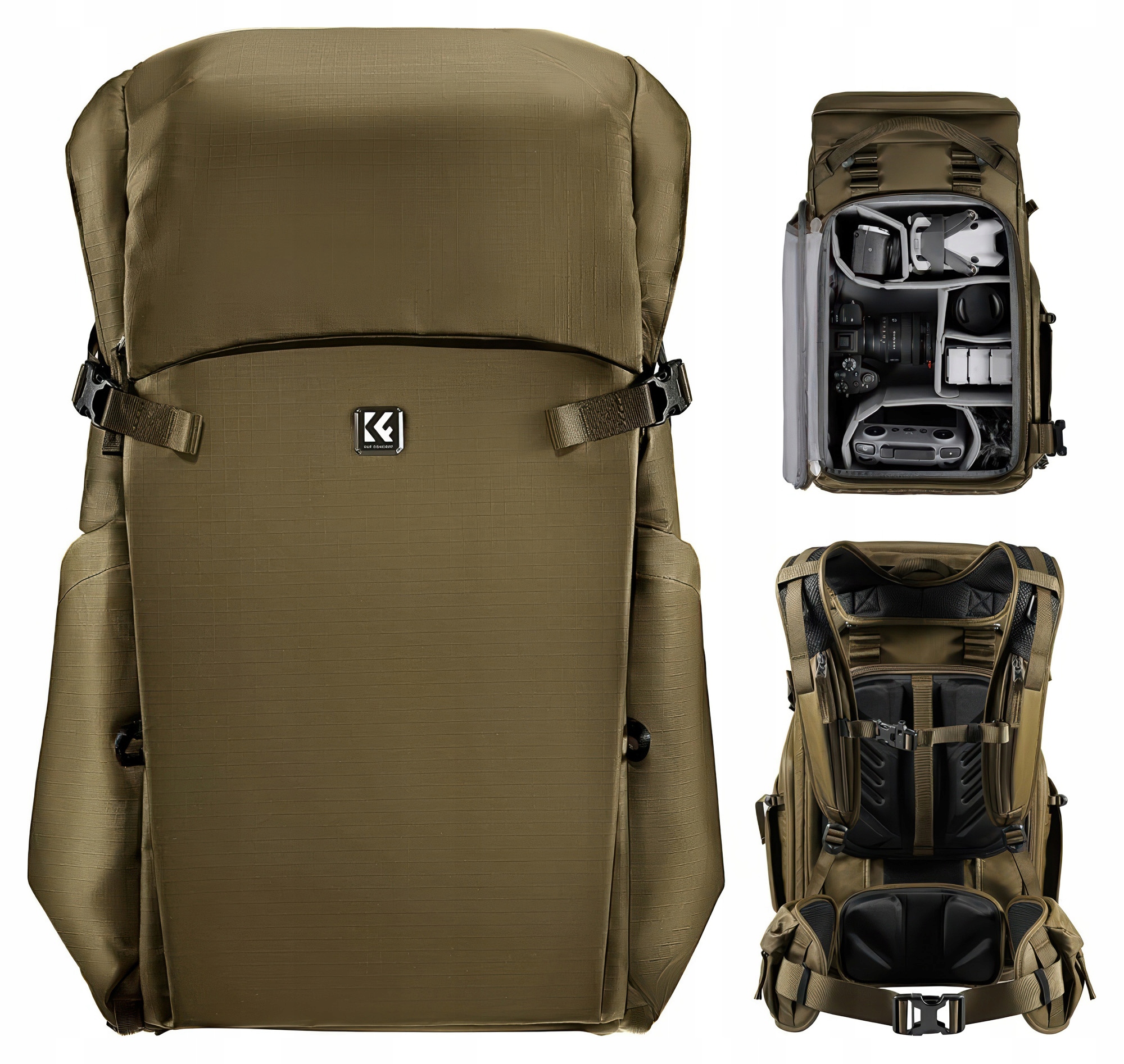 Batoh 30 l K&f Concept KF13.206 khaki