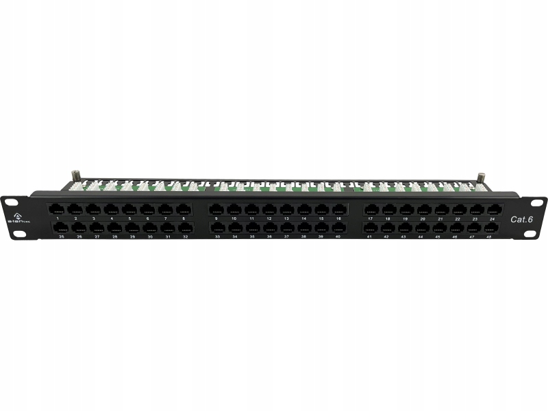 Patch panel Optimum Utp kat. 6 48 portov Lsa 1U Alantec
