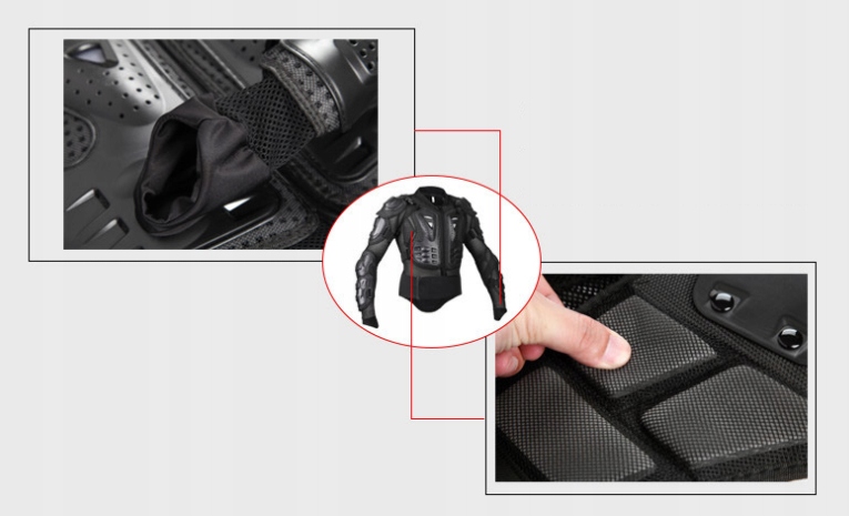 Zbroja Motocyklowa BUZER Ochraniacz Enduro Cross Model ACE)068