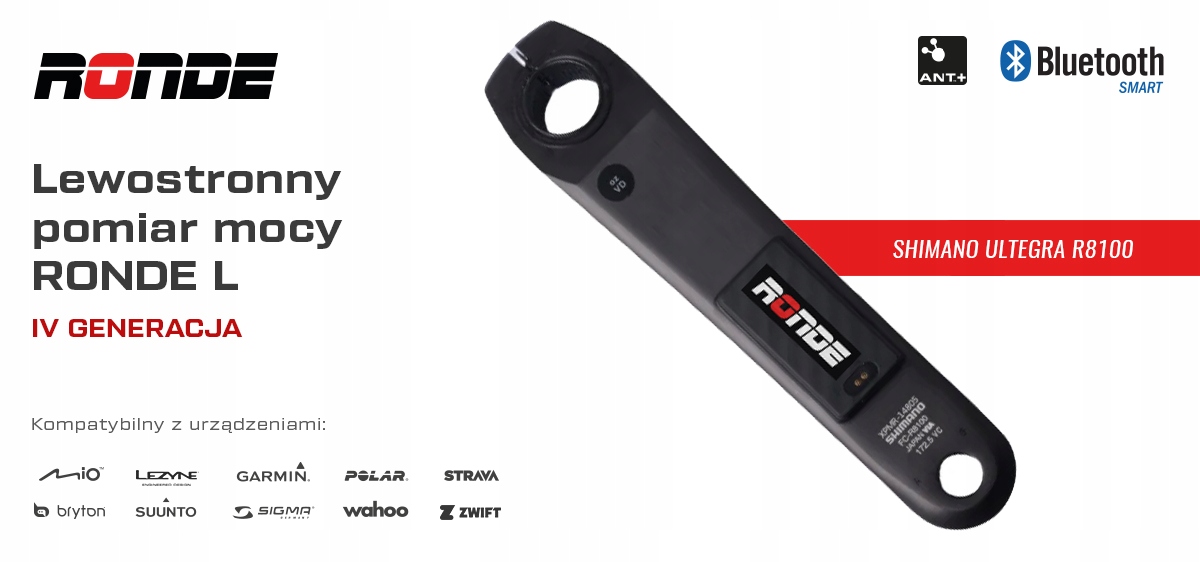 Ronde měření výkonu IV. generace Shimano Ultegra R8100