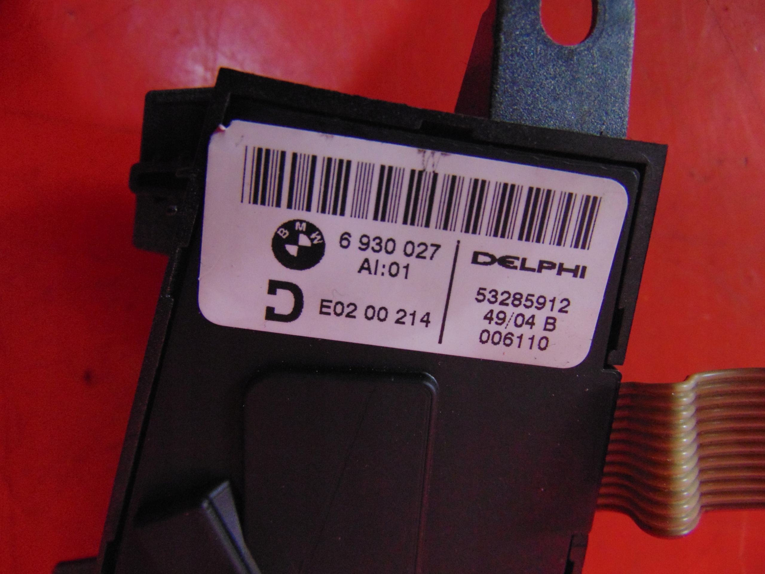 BMW 7 E65 PANEL Schalter SITZ links vorne vorne 6918400 6930027