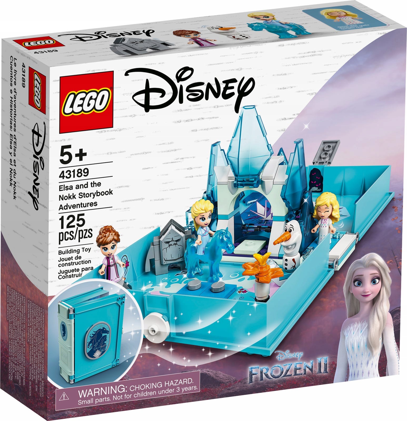 Lego – Disney – Kniha Dobrodružství Elzy A Nokka – 43189